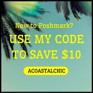 Poshmark Discount Code save $10 on first purchase if you’re new to Poshmark!